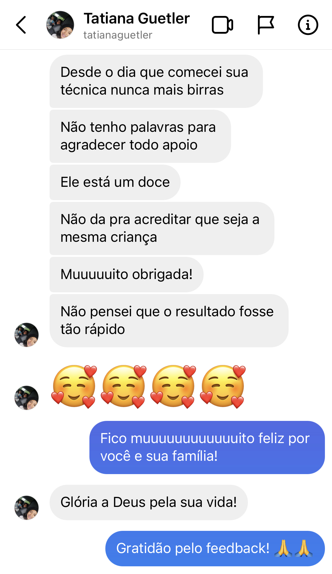 Tatiana - Aluna do Curso